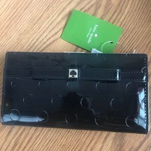 NWT Black “Camellia Street” Kate Spade Wallet